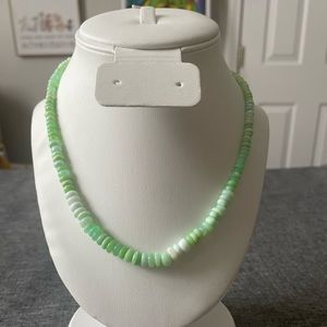 D’joy Green Opal Gemstone Necklace